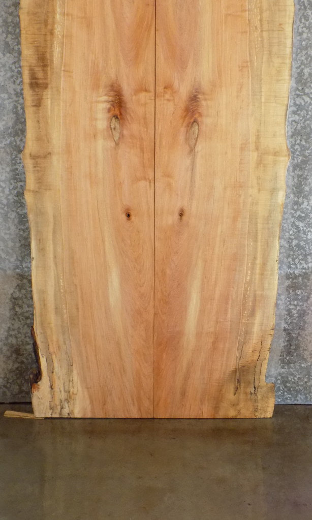 2- Live Edge Bookmatched Maple Dining/Kitchen Table Top Slabs 20533-20534