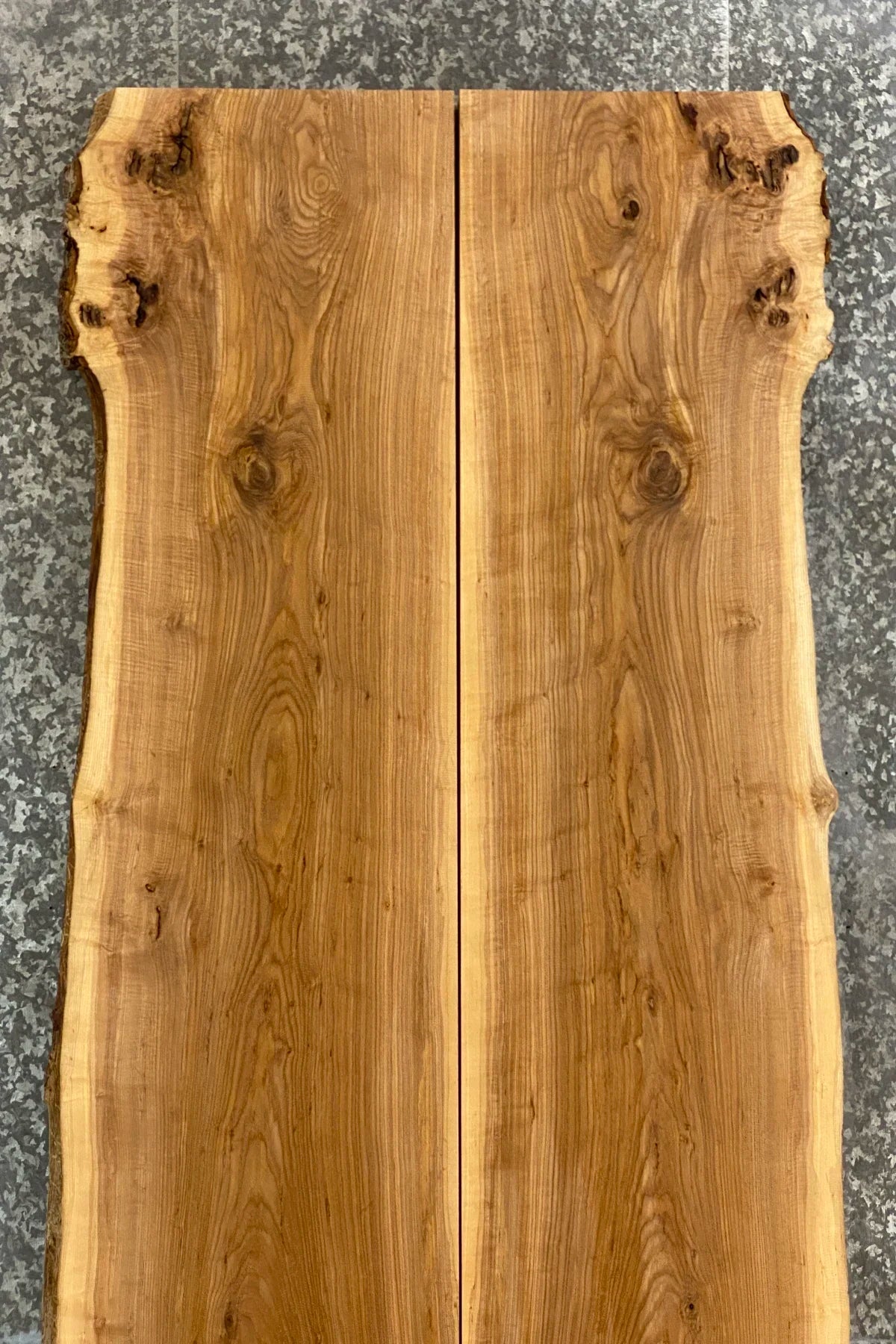 2- Live Edge Ash Rustic Dining Room, Kitchen Table Top Set 20577-20578
