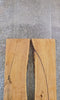 Thumbnail for 2- Rustic Live Edge Ash Bookmatched Dining Table Top Wood Slabs 20588-20589