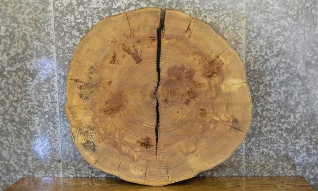 Thick/Round Cut Live Edge Ash Table Top Slab CLOSEOUT 20836