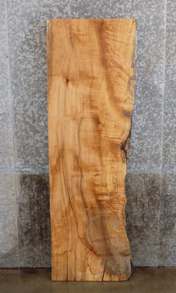 Partial Live Edge Maple Sofa/Coffee Table Wood Slab CLOSEOUT 34