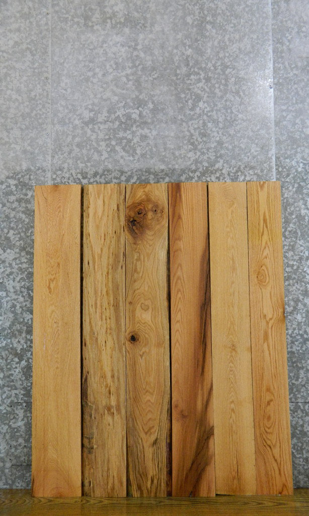 6- Red Oak Reclaimed Kiln Dried Lumber Boards 41499-41500