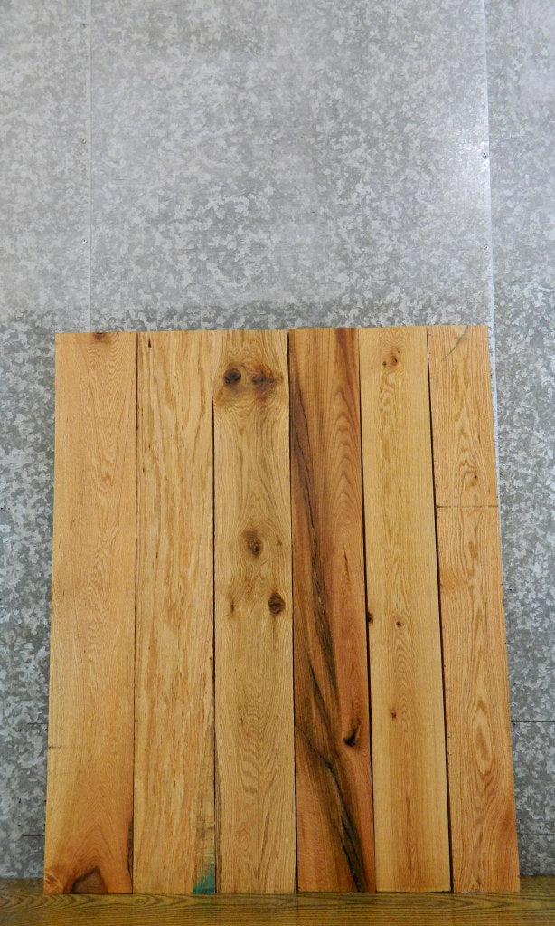 6- Red Oak Reclaimed Kiln Dried Lumber Boards 41499-41500