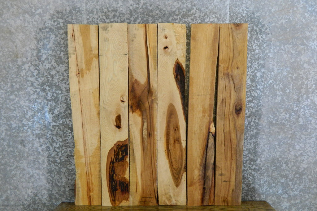 6- Rustic Hickory Kiln Dried Lumber Boards/Craft Pack 41646-41647