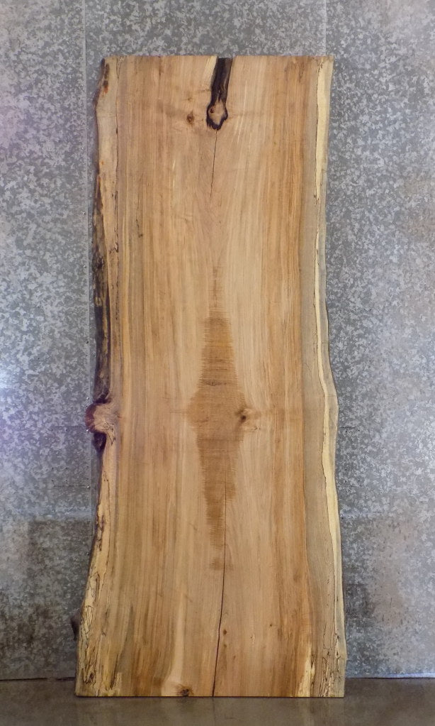 Live Edge Salvaged Spalted Maple Reception Table/Desk Top Slab 45016