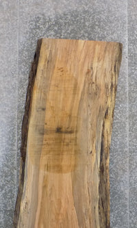 Thumbnail for Rustic Live Edge Spalted Maple Office Desk/Table Top Slab 45081