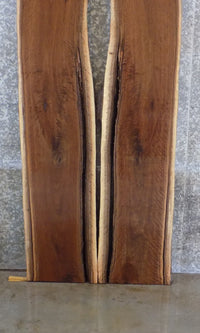Thumbnail for 2- Black Walnut Live Edge Bookmatched Pond/River Table Top Slabs 941-942
