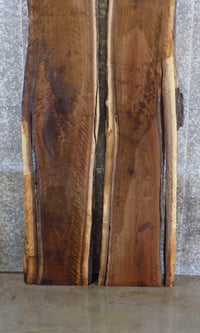 Thumbnail for 2- Black Walnut Live Edge Bookmatched Pond/River Table Top Slabs 941-942