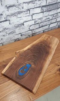 Thumbnail for Live Edge Finished Black Walnut Charcuterie Board