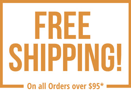 Free shipping on all orders over $95