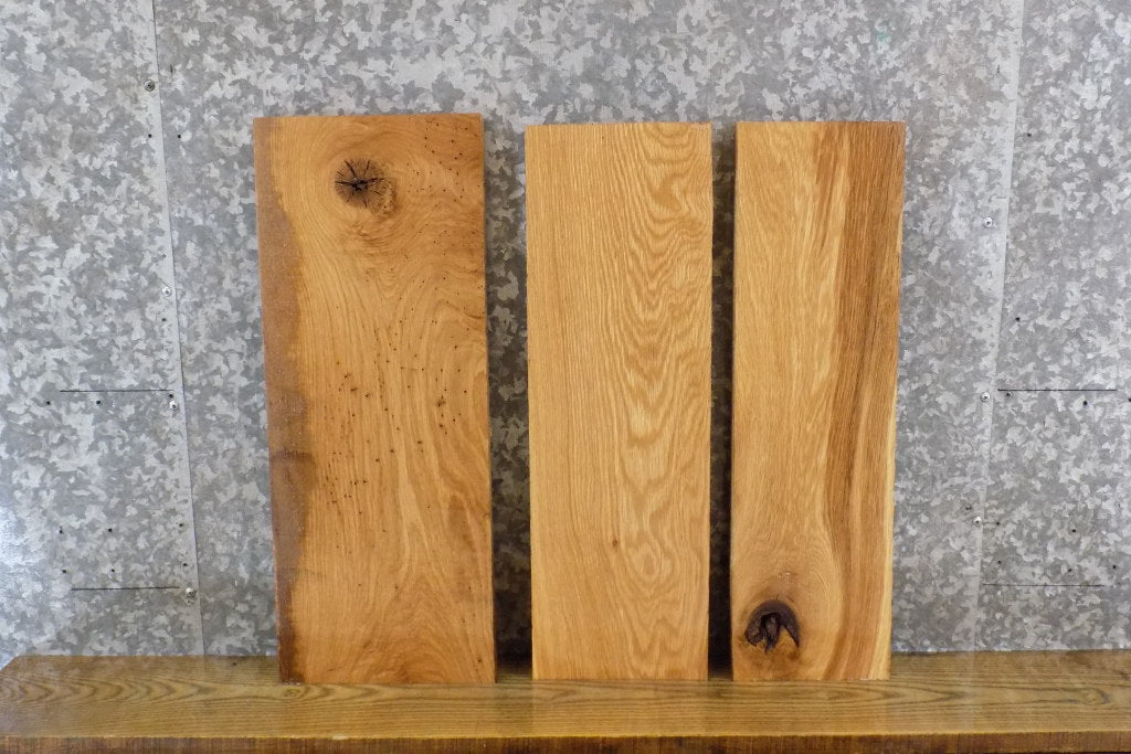 3- Reclaimed Kiln Dried White Oak Lumber Pack/Bread Boards 11156-11158