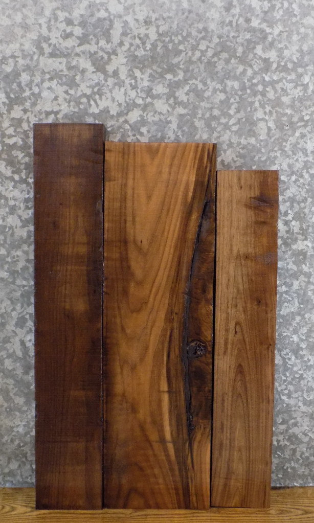 3- Salvaged Kiln Dried Black Walnut Craft Pack/Lumber Boards 11656-11658