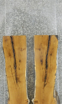 Thumbnail for 2- White Oak Live Edge Bar/Table Top Wood Slabs CLOSEOUT 20448-20449