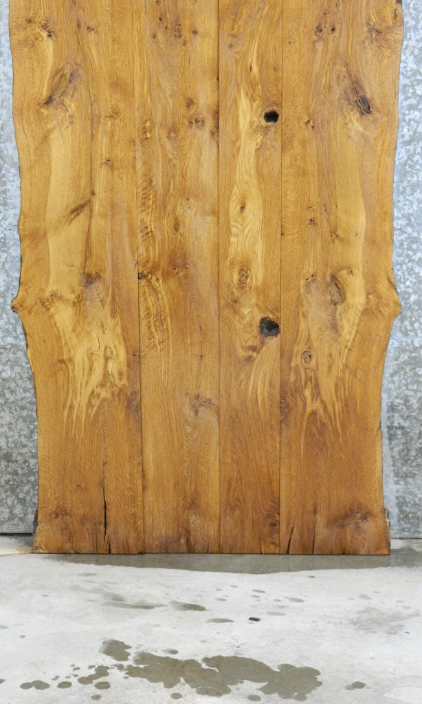 4- Live Edge Bookmatched White Oak Table Top Slabs CLOSEOUT 20668-20671