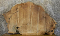 Thumbnail for Partial Live Edge Oval Cut Cottonwood Table Slab CLOSEOUT 20771