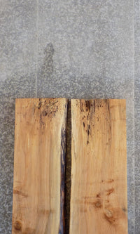 Thumbnail for 2- Bookmatched Live Edge Maple Kitchen Table Top Slabs CLOSEOUT 39381-39382