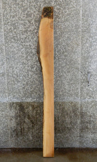 Thumbnail for Rustic Partial Live Edge Bark Maple Mantel Wood Slab CLOSEOUT 40730