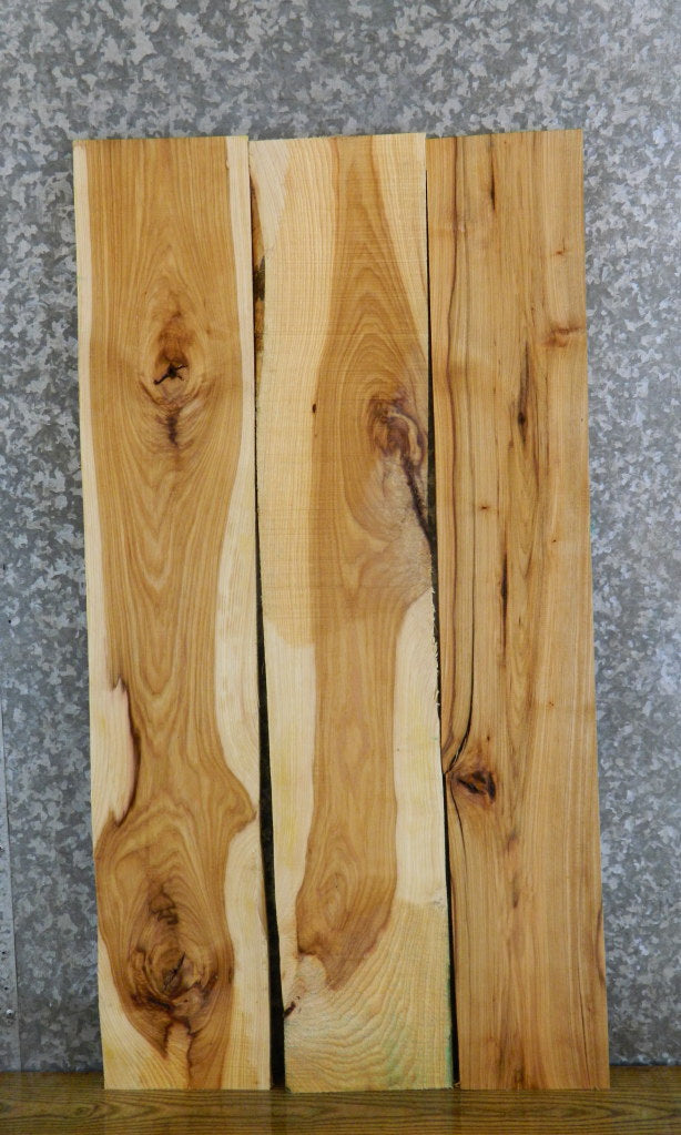 3- Reclaimed Kiln Dried Hickory Lumber Boards/Craft Pack 43510