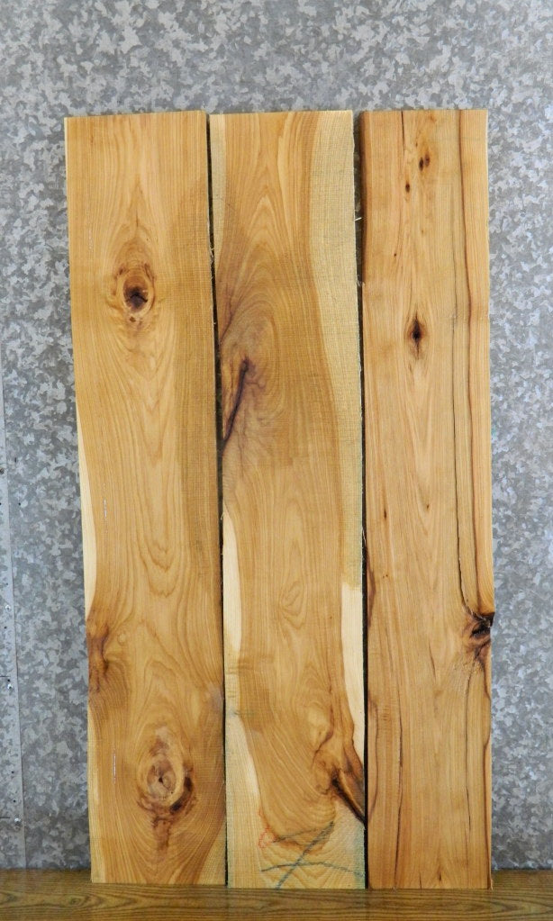 3- Reclaimed Kiln Dried Hickory Lumber Boards/Craft Pack 43510