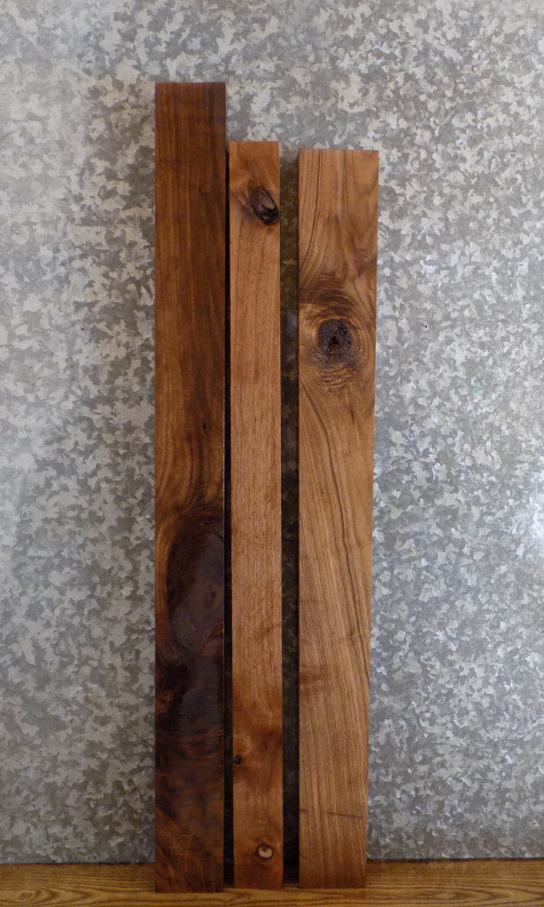 3- Kiln Dried Black Walnut Rustic Lumber Boards/Craft Pack 7500-7502