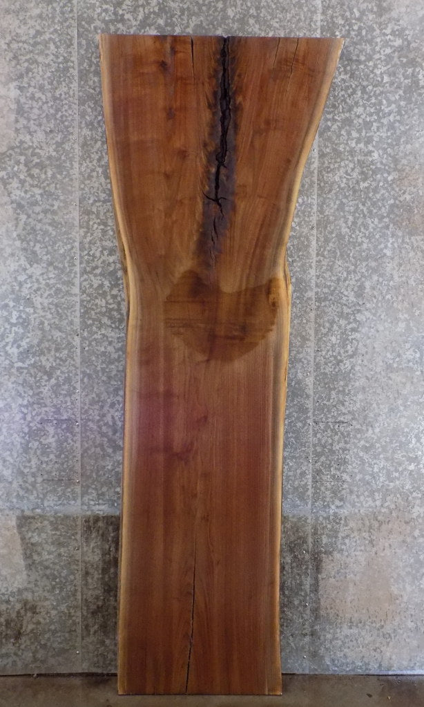 Highly Figured Black Walnut Live Edge Bar/Kitchen Table Top 1002
