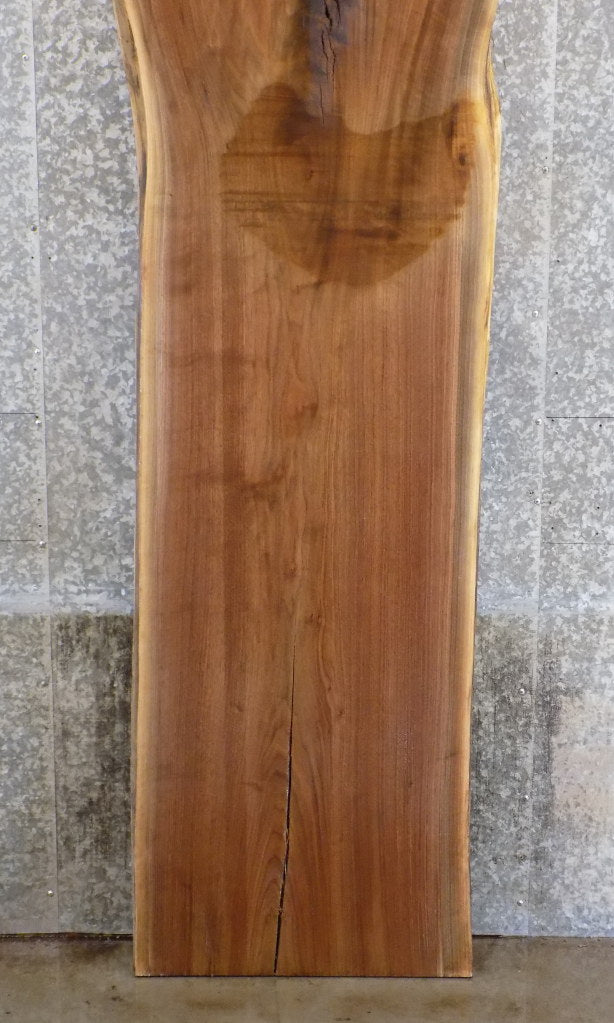 Highly Figured Black Walnut Live Edge Bar/Kitchen Table Top 1002