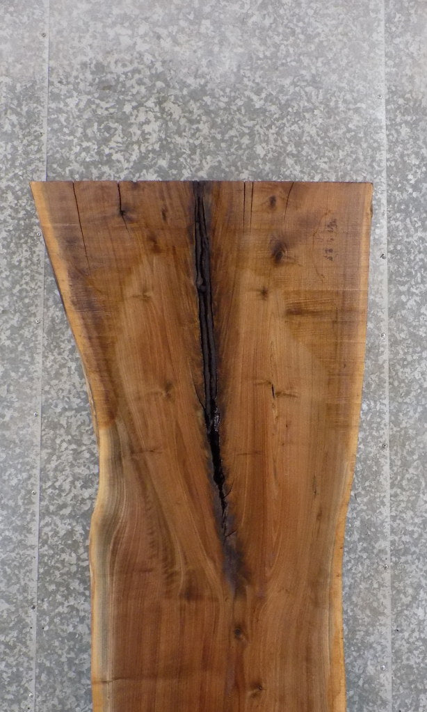 Highly Figured Black Walnut Live Edge Bar/Kitchen Table Top 1002