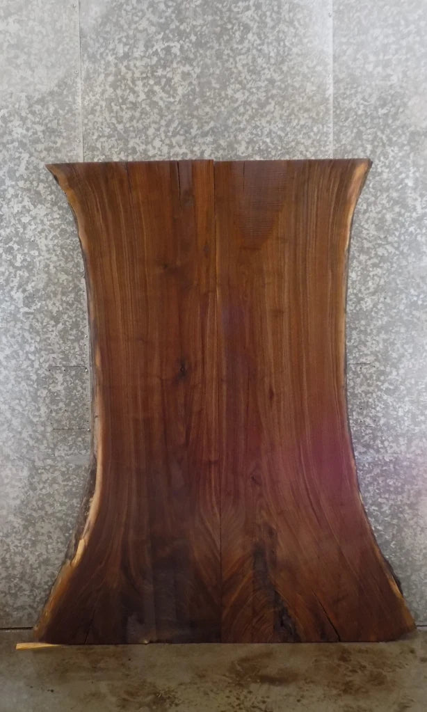 2- Live Edge Black Walnut Dining/Coffee/Accent Table Top Slab 1003-1004