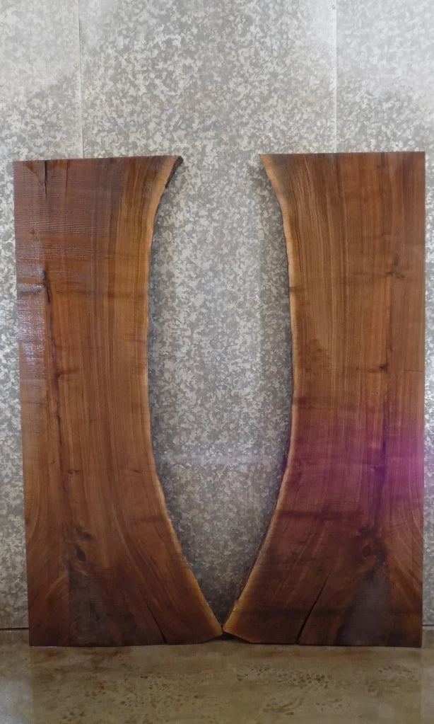 2- Live Edge Black Walnut Dining/Coffee/Accent Table Top Slab 1003-1004