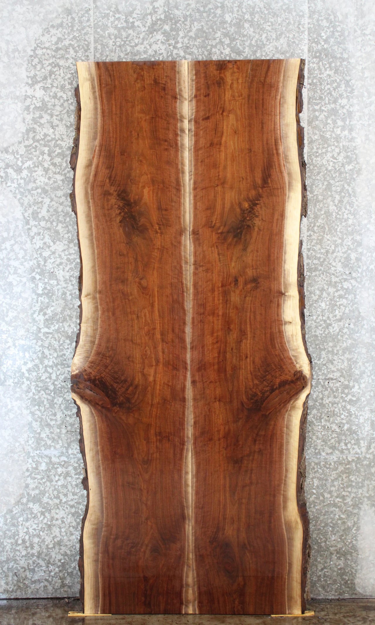2- Live Edge Black Walnut Slab, Kitchen Counter Top Wood 1009-1010