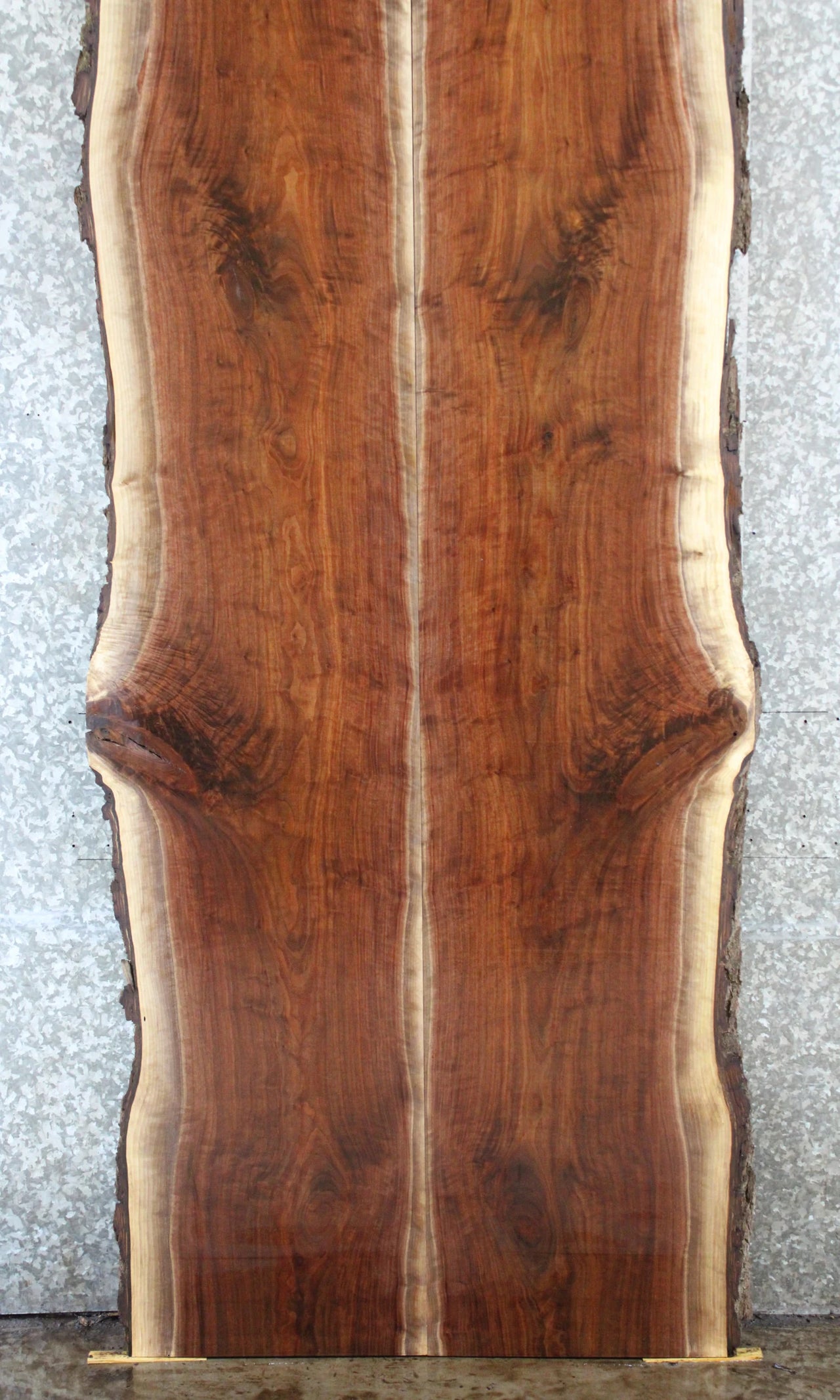 2- Live Edge Black Walnut Slab, Kitchen Counter Top Wood 1009-1010