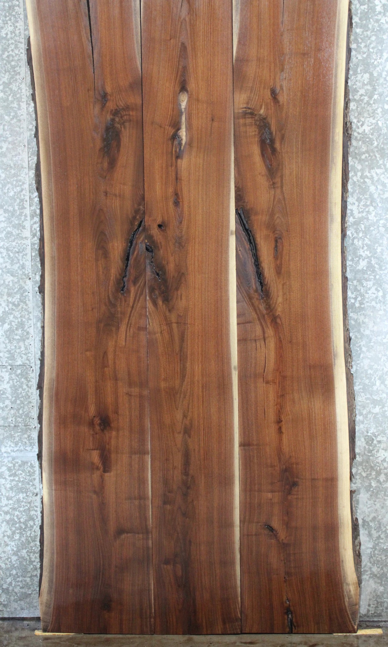 3- Black Walnut Live Edge Kitchen/Dining Table Top Slabs 1013-1015
