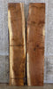 Thumbnail for 2- Black Walnut Bookmatched Live Edge Table Top Slabs 1017-1018