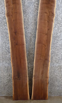 Thumbnail for 2- Live Edge Black Walnut River Table/Bar Top Wood Slabs 1019-1020
