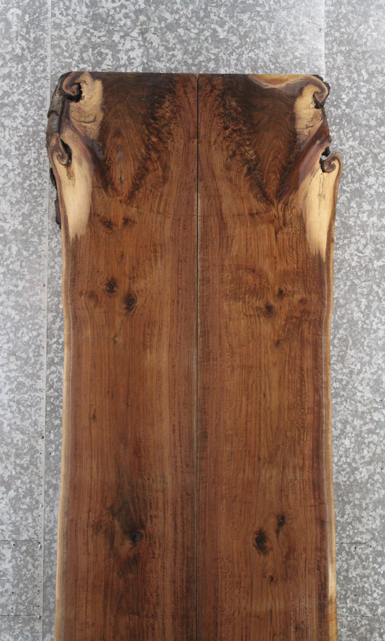 2- Black Walnut Live Edge Wood Dining Table Top/Bar Slabs 1019-1020
