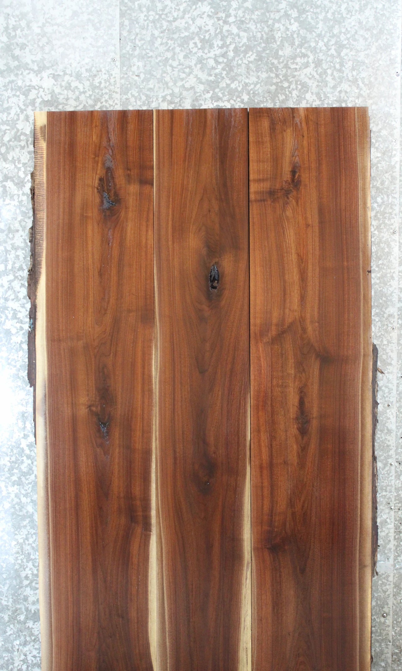 3- Live Edge Black Walnut Kitchen Table Top Slabs 1056-1058