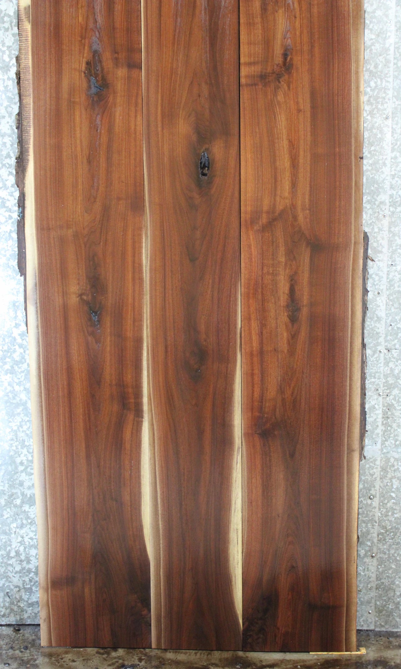 3- Live Edge Black Walnut Kitchen Table Top Slabs 1056-1058