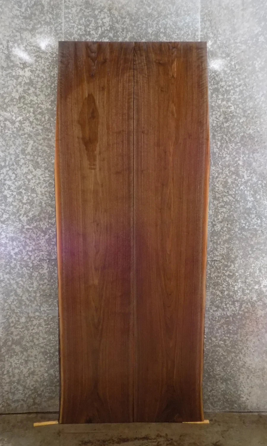 2- Live Edge Black Walnut Conference Table Top Slabs 1093-1094