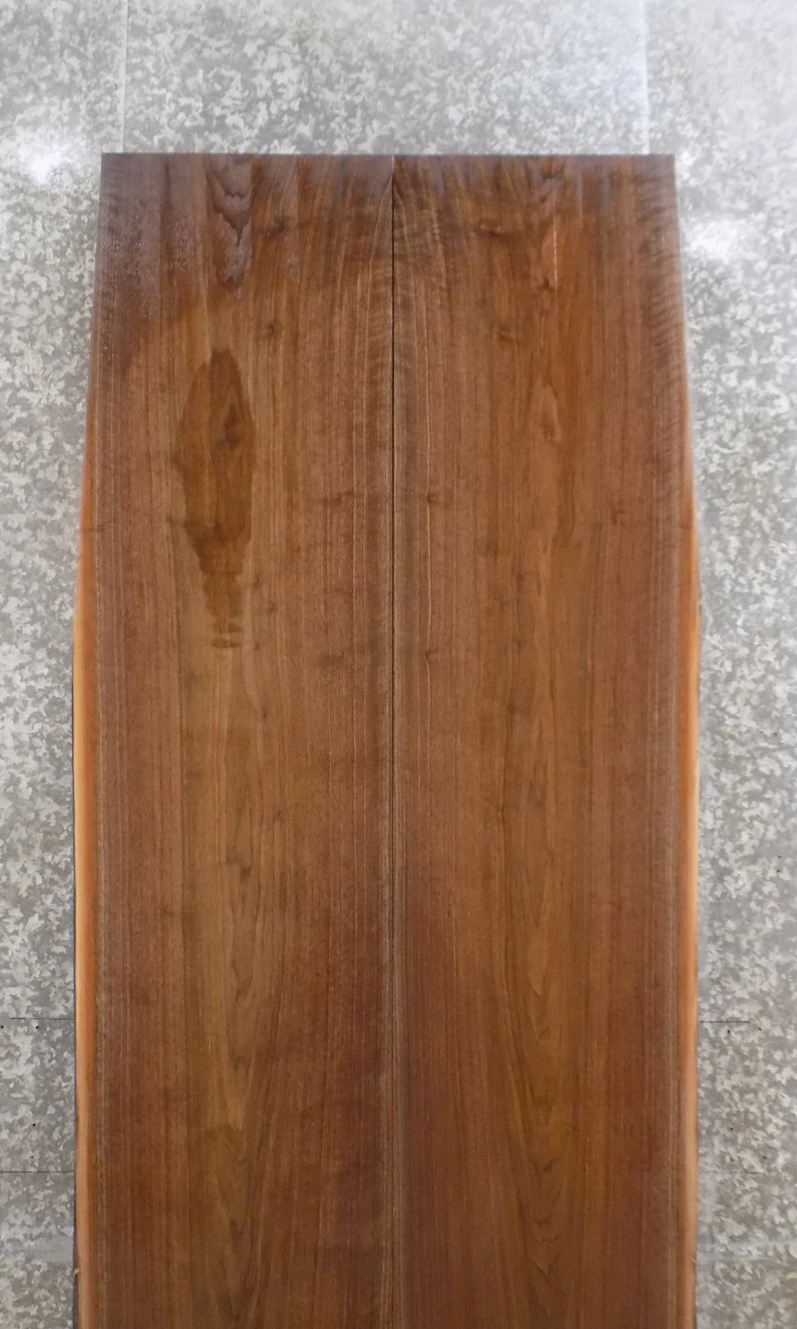 2- Live Edge Black Walnut Conference Table Top Slabs 1093-1094