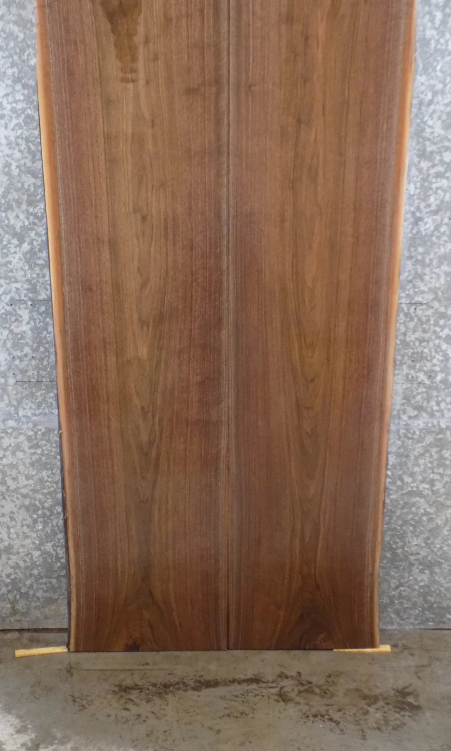2- Live Edge Black Walnut Conference Table Top Slabs 1093-1094
