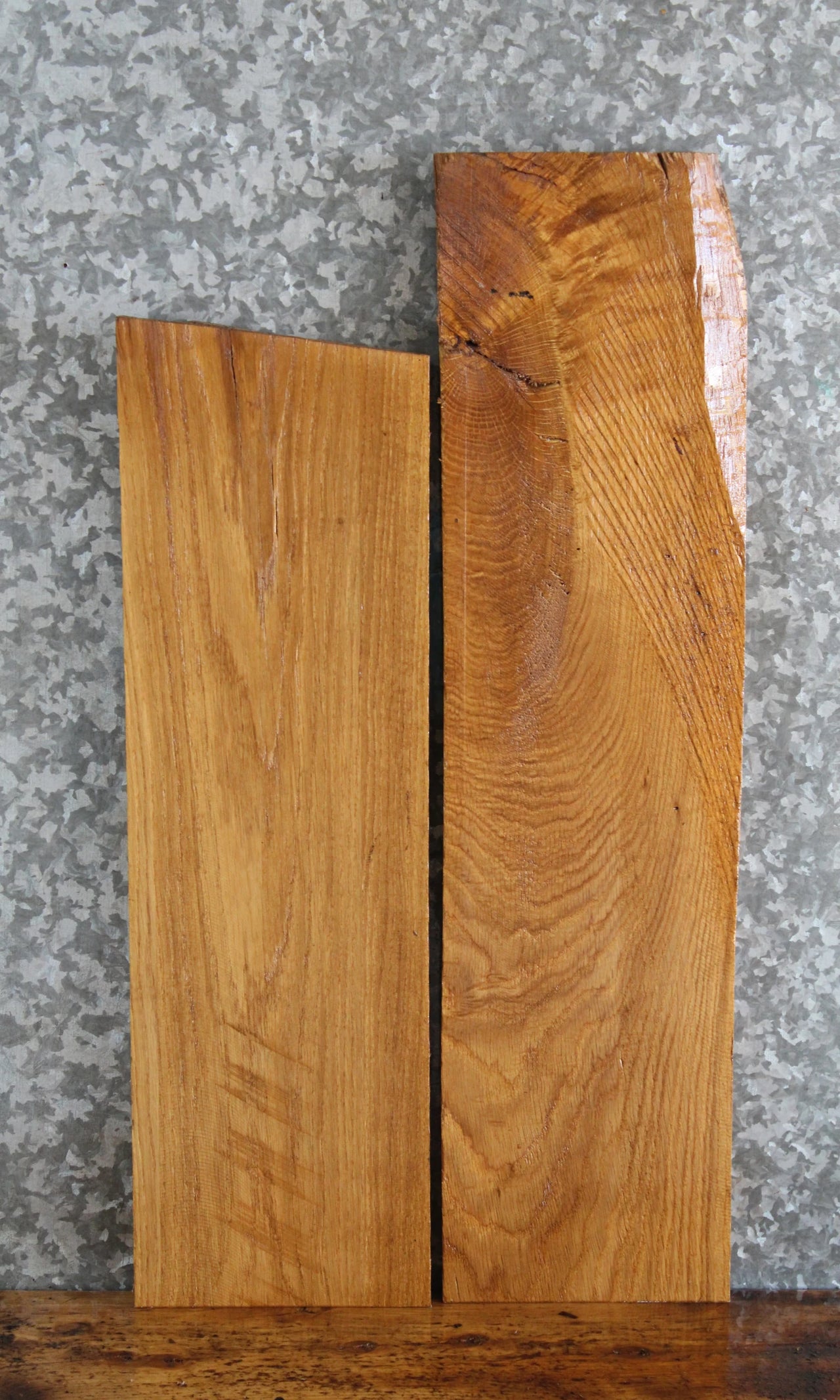 2- Live Edge White Oak Lumber Boards/DIY Project 11067-11068