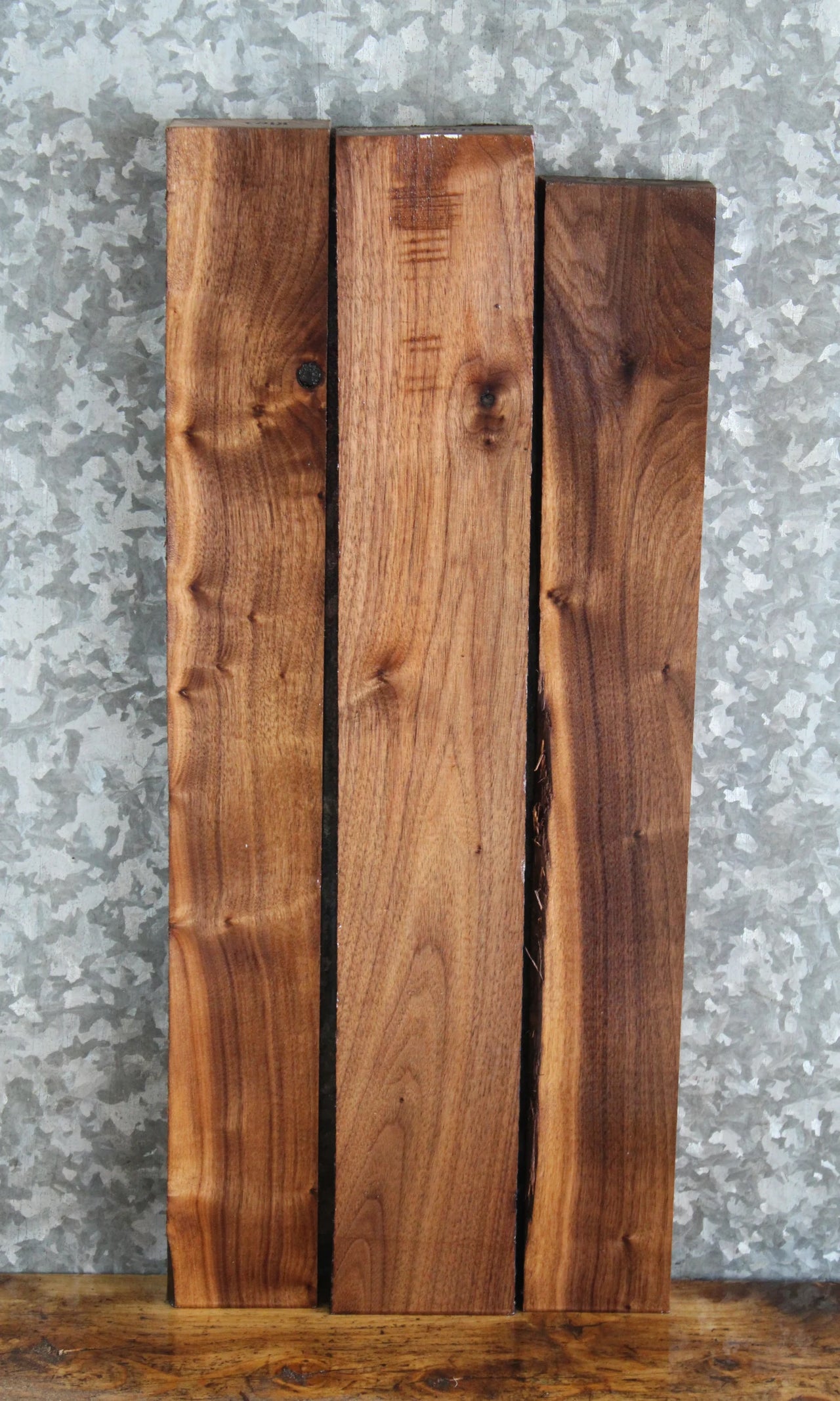 3- Salvaged Black Walnut Lumber Boards/Craft Pack 11102-11104