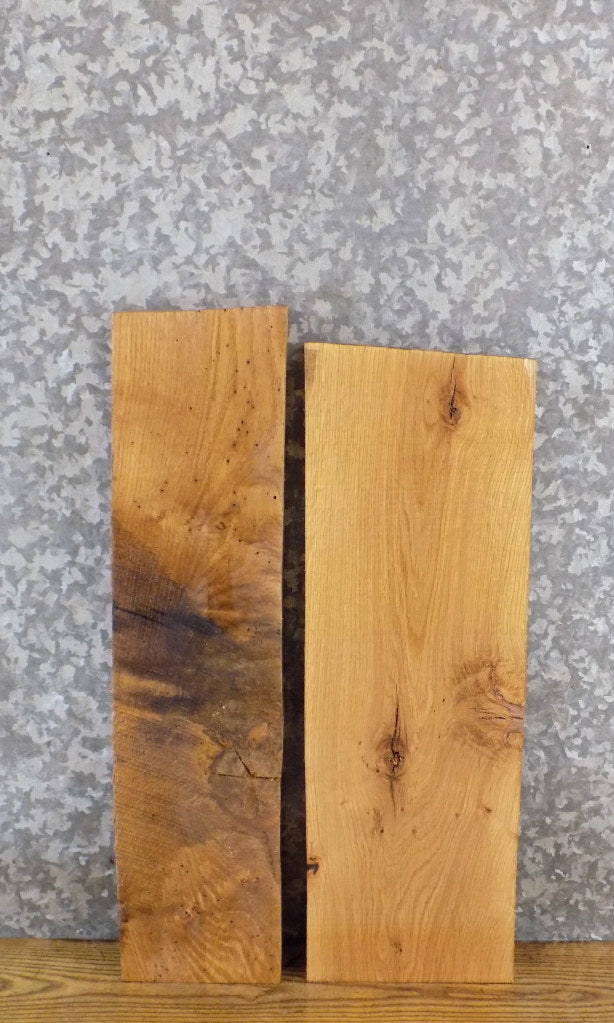 2- Kiln Dried White Oak Lumber Pack/Wall/Book Shelf Slabs 11199-11200