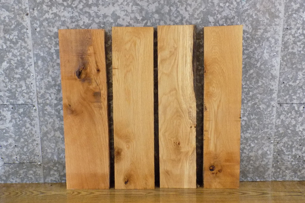 4- White Oak Rustic Wall/Book Shelves/Kiln Dried Lumber Pack 11362-11363