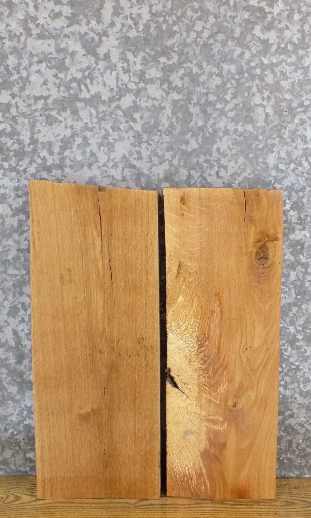 2- Salvaged Kiln Dried White Oak Lumber Pack/Wood Shelf Slabs 11437-11438