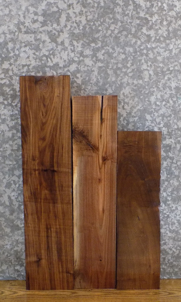 3- Kiln Dried Black Walnut Rustic Lumber Boards/Craft Pack 11451