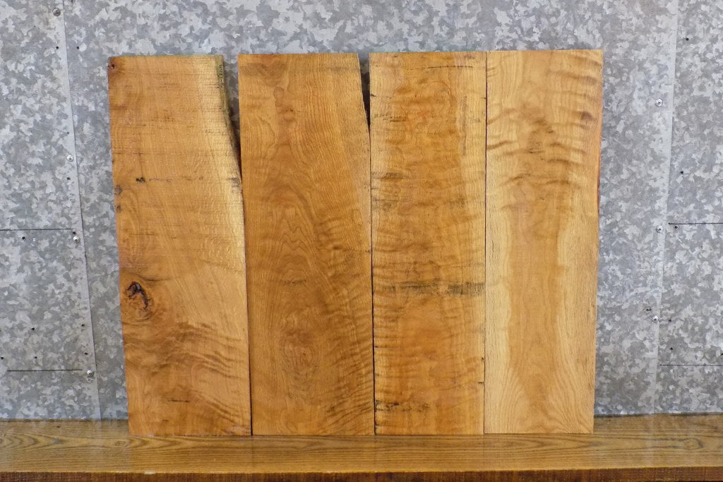 4- Kiln Dried Figured White Oak Rustic Craft Pack/Lumber Boards 11477-11478
