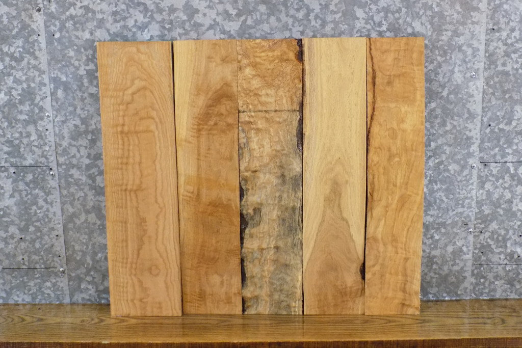 5- Reclaimed Kiln Dried Figured White Oak Lumber Boards 11536-11537