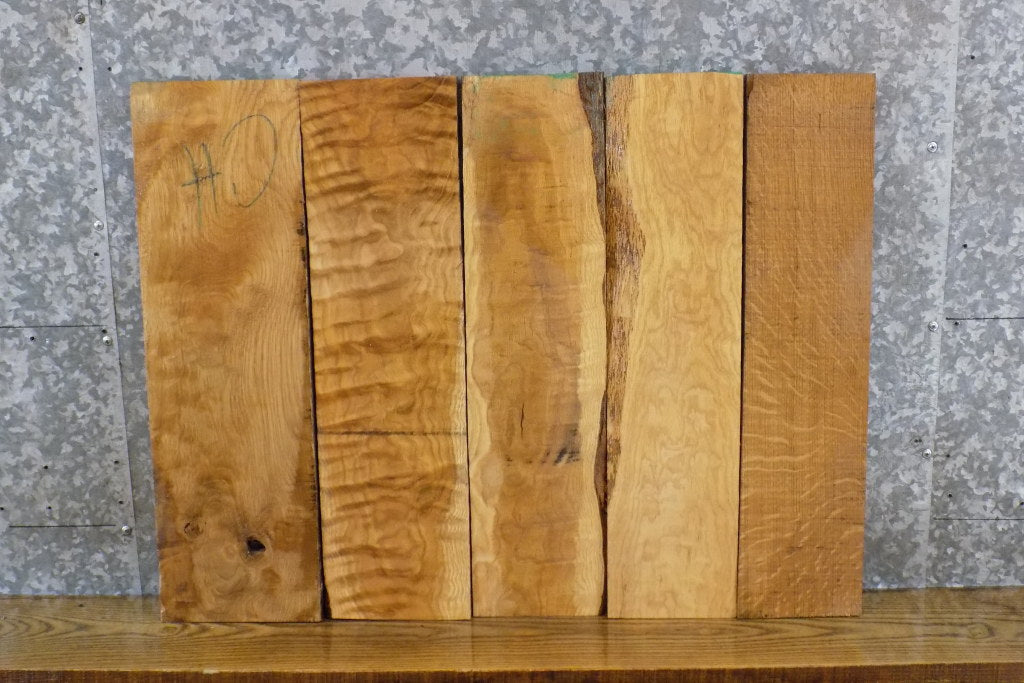 5- Kiln Dried Rustic Figured White Oak Lumber Boards/Craft Pack 11538-11539