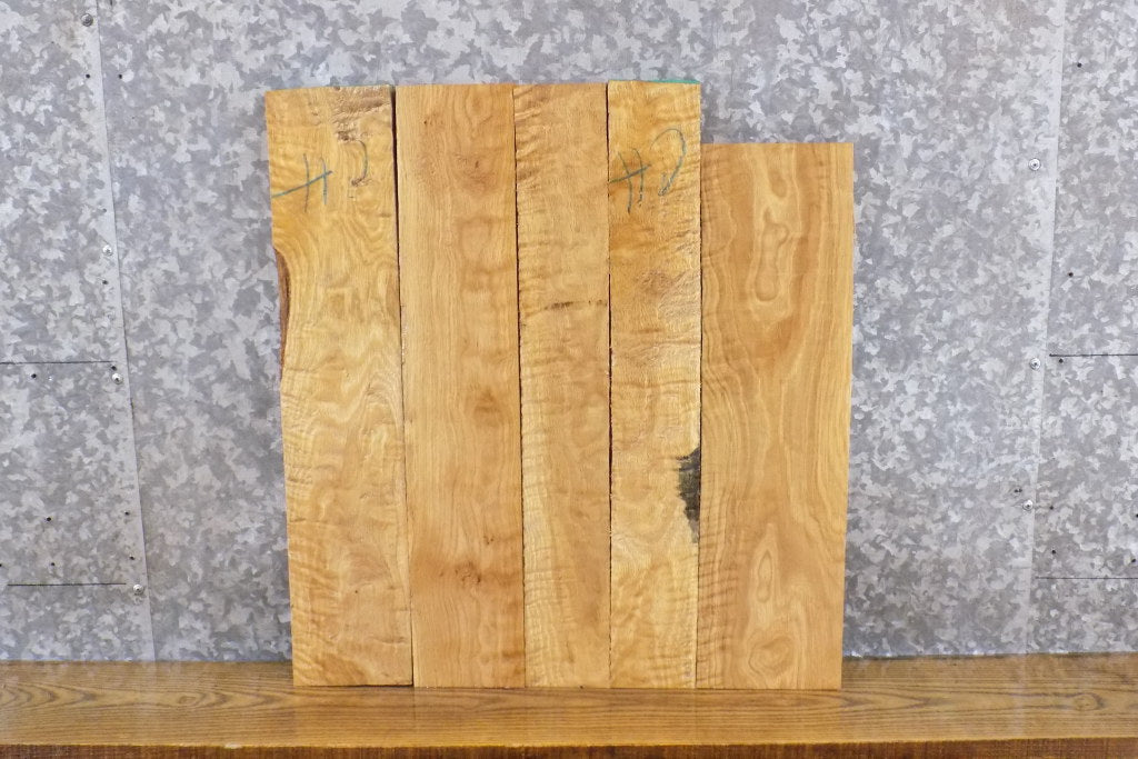 5- Figured White Oak Rustic Kiln Dried Lumber Boards/Craft Pack 11573-11574